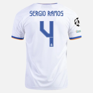 Real Madrid Sergio Ramos 4 Hjemme Trøjer  2021/22 – Kortærmet