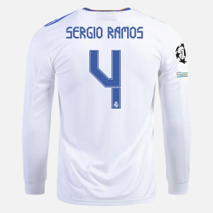 Real Madrid Sergio Ramos 4 Hjemme Trøjer 2021/22 – Langærmet