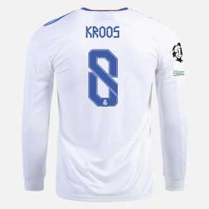 Real Madrid Toni Kroos 8 Hjemme Trøjer 2021/22 – Langærmet