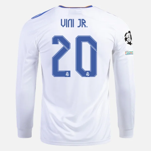 Real Madrid Vinicius Jr. 20 Hjemme Trøjer 2021/22 – Langærmet