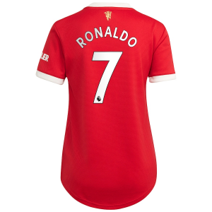Manchester United Cristiano Ronaldo 7 Kvinder Hjemme Trøjer 2021 2022 – FodboldTrøjer(S/S)