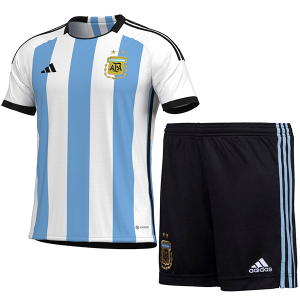 Argentina Børn HjemmebaneSæt 2022 2023 – Fodboldtrøjer