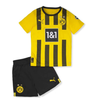 Borussia Dortmund Børn HjemmebaneSæt 2022 2023 – Fodboldtrøjer