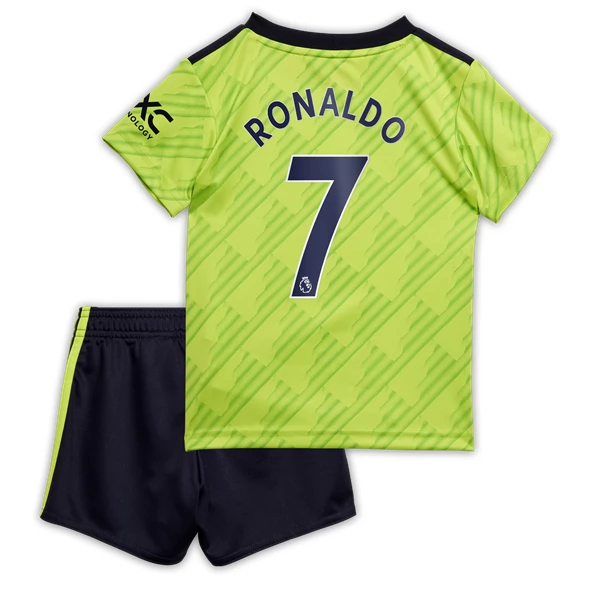 Manchester United Cristiano Ronaldo #7 Børn TredjebaneSæt 2022 23 – FodboldTrøjer(SS)