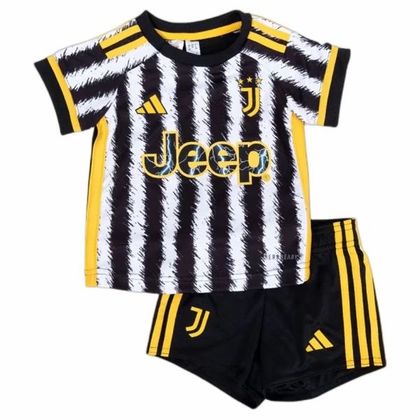 Juventus Børn HjemmebaneSæt 2023 2024– FodboldTrøjer(SS)