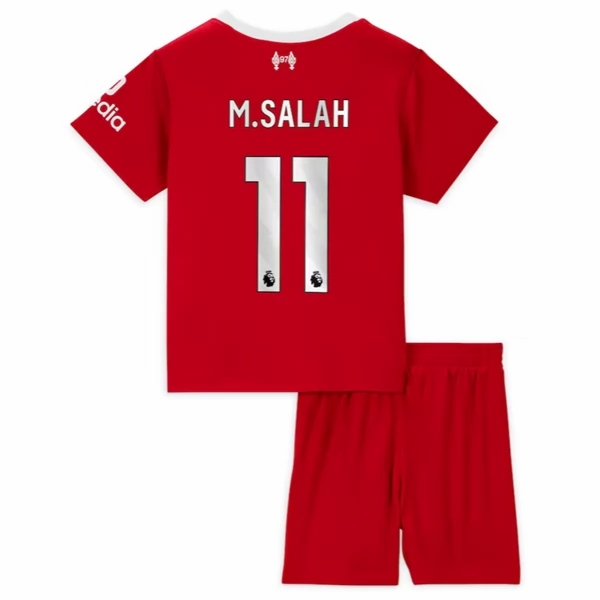 Liverpool M.Salah 11 Børn HjemmebaneSæt 2023 2024– FodboldTrøjer(SS)