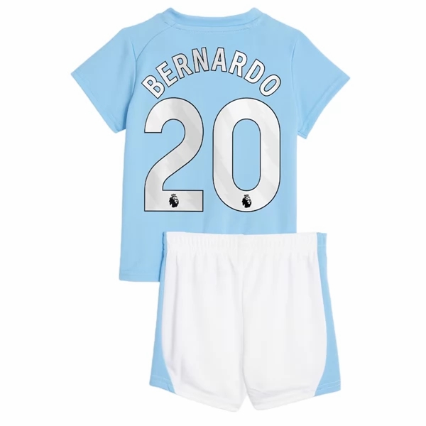 Manchester City Bernardo Silva 20 Børn HjemmebaneSæt 2023 2024– FodboldTrøjer(SS)