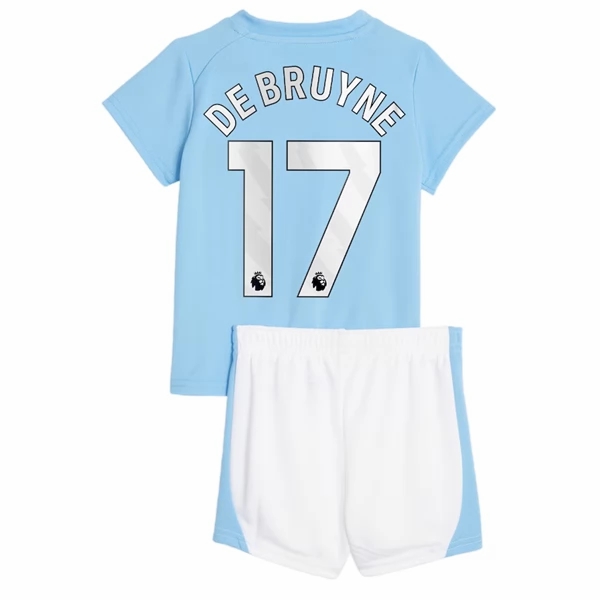 Manchester City Kevin De Bruyne 17 Børn HjemmebaneSæt 2023 2024– FodboldTrøjer(SS)