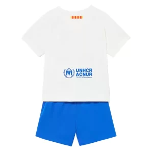 FC Barcelona Børn UdebaneSæt 2023 2024– FodboldTrøjer(SS)