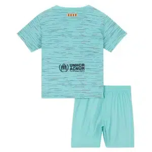 FC Barcelona Børn UdebaneSæt 2023 2024– FodboldTrøjer(SS)