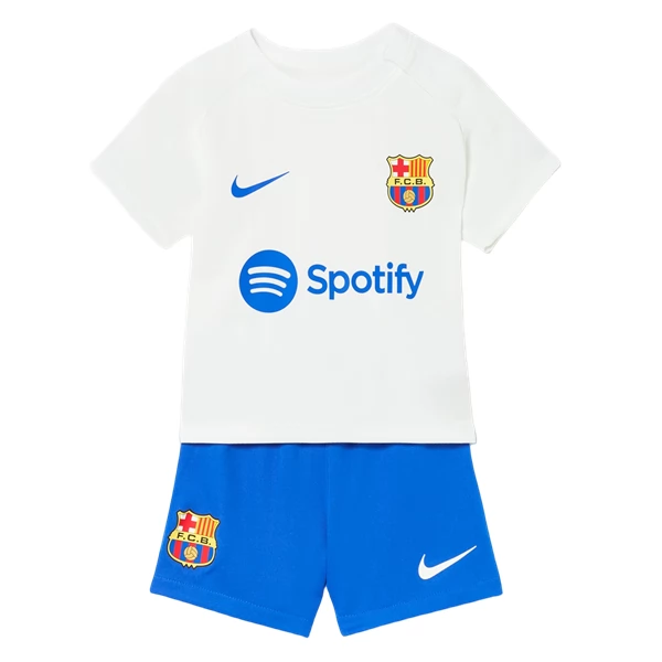 FC Barcelona Børn UdebaneSæt 2023 2024– FodboldTrøjer(SS)