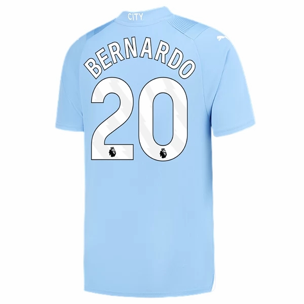 Manchester City Bernardo Silva 20 Hjemme Fodboldtrøjer 2023-24 Kortærmet