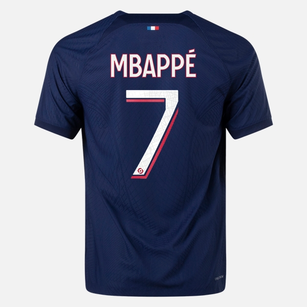 Paris Saint Germain PSG Kylian Mbappé 7 Hjemme Fodboldtrøjer 2023-24 Kortærmet