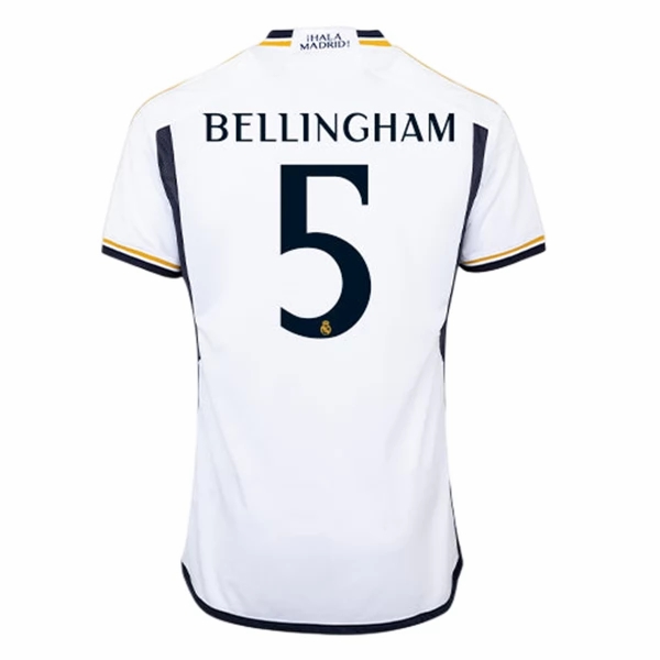 Real Madrid Bellingham 5 Hjemme Fodboldtrøjer 2023-24 Kortærmet