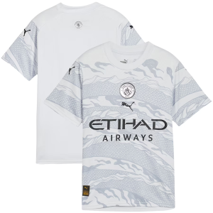 Manchester City Puma Year of the Dragon-trøje Vit 2024