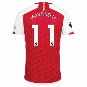 Arsenal Martinelli 11 Hjemme Fodboldtrøjer 2023-24 Kortærmet