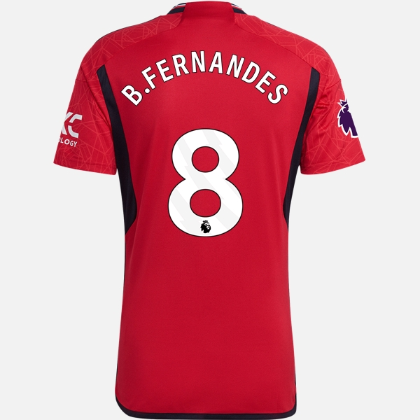 Manchester United B.Fernandes 8 Hjemme Trøjer 2023/24 – Kortærmet