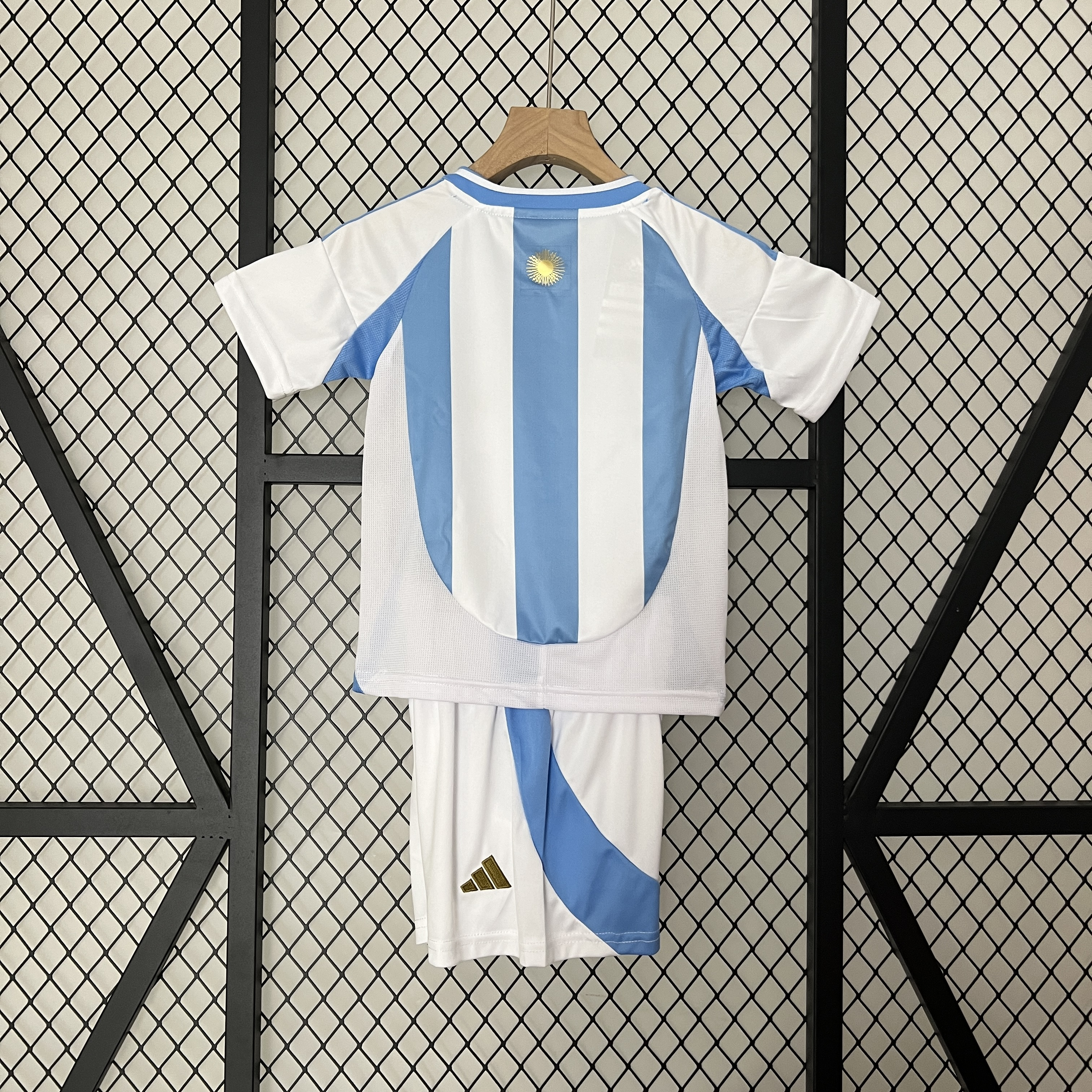 Argentina Fodboldtrøje Børn HjemmebaneSæt 2024