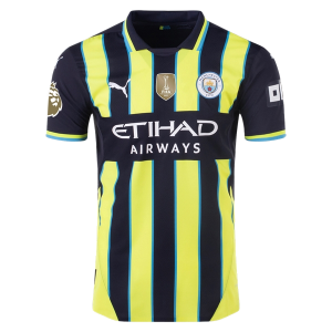 Manchester City Ude Fodboldtrøjer 2024 2025 – Kortærmet